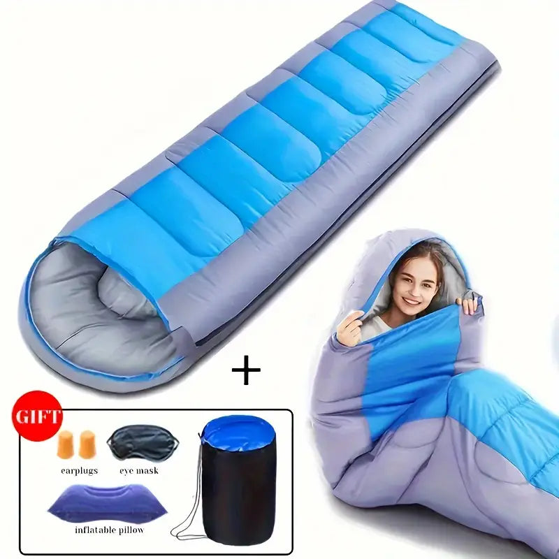 Winter Sleeping Bag with Hood – Camping Essential