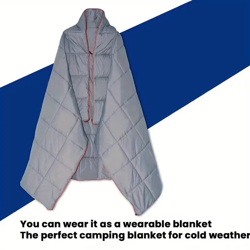 Lightweight Puffy Camping Blanket – Warm, Packable Outdoor Blanket for Travel, Beach & Festivals - Echo Leaf
