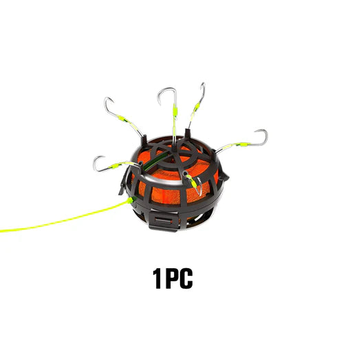 Reverse Bottom Bait Cage Fishing Hook