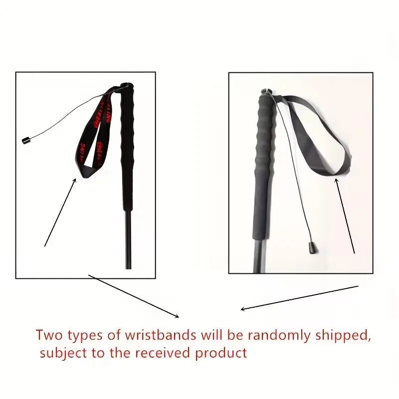 2 - Pack Carbon Fiber Trekking Poles - Lightweight & Adjustable for Hiking - Echo Leaf