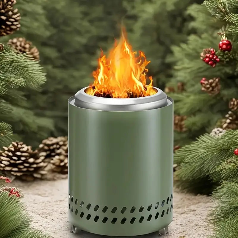 Portable Tabletop Fire Pit – Mini Outdoor Stove for Patio & Camping - Echo Leaf