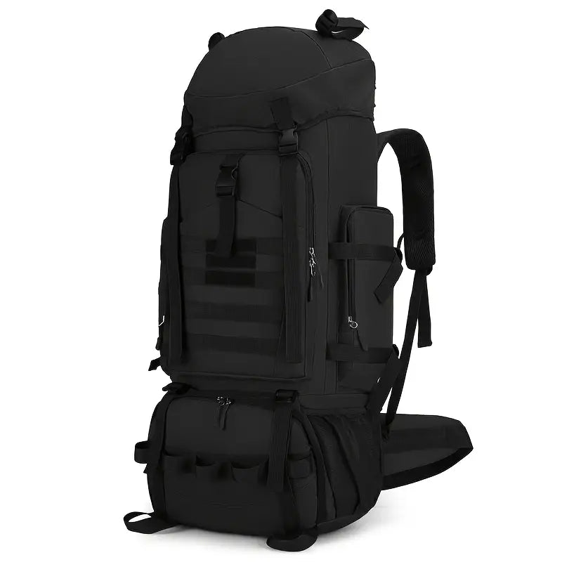100L Lightweight Hiking Backpack – Outdoor Travel Bag with Multiple Pockets for Men & Women - Echo Leaf
