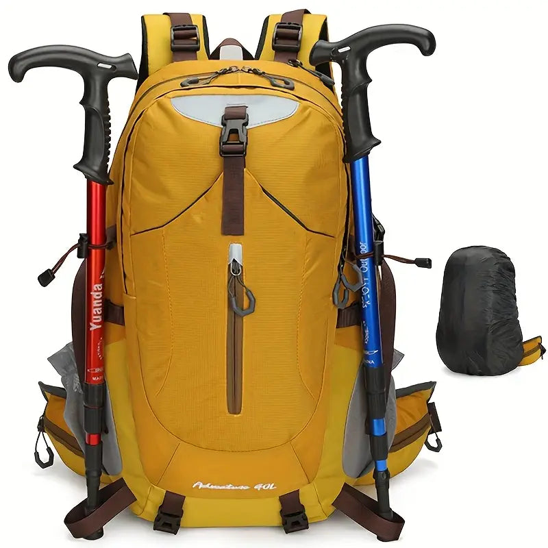 40L Lightweight Hiking Backpack – Durable Unisex Travel Bag with Multiple Pockets - Echo Leaf