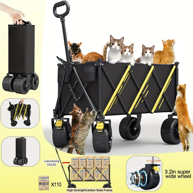 Heavy Duty Foldable Trolley – Outdoor, Garden & Camping Use