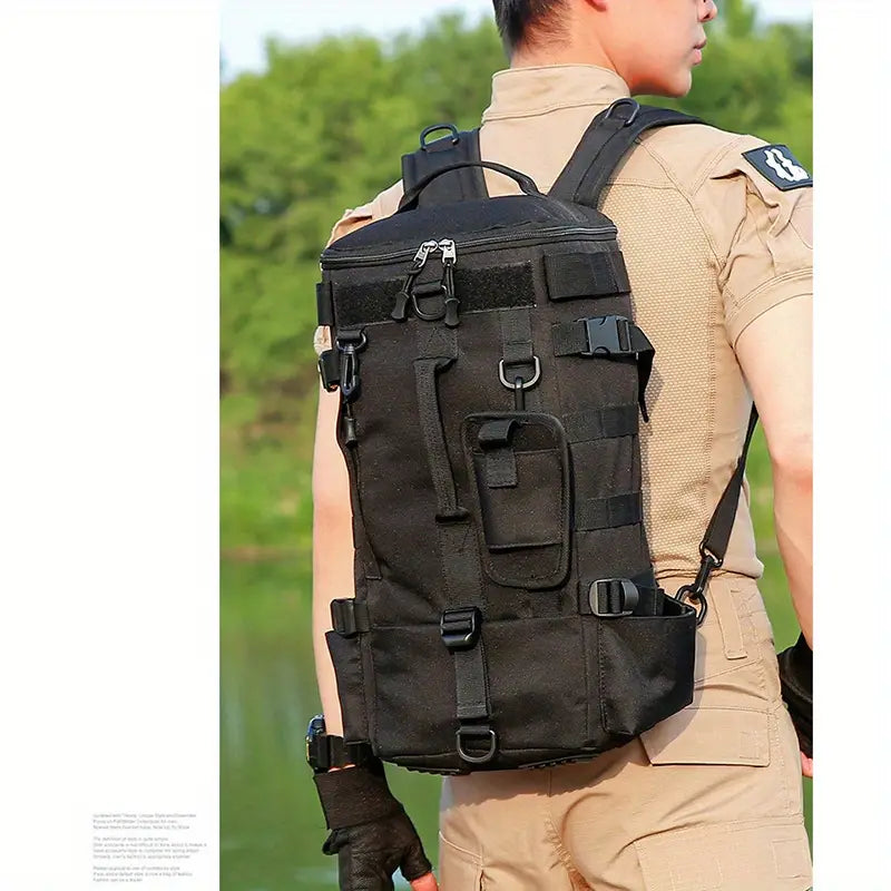 Waterproof Fishing Backpack with Rod Holder & Gear Storage