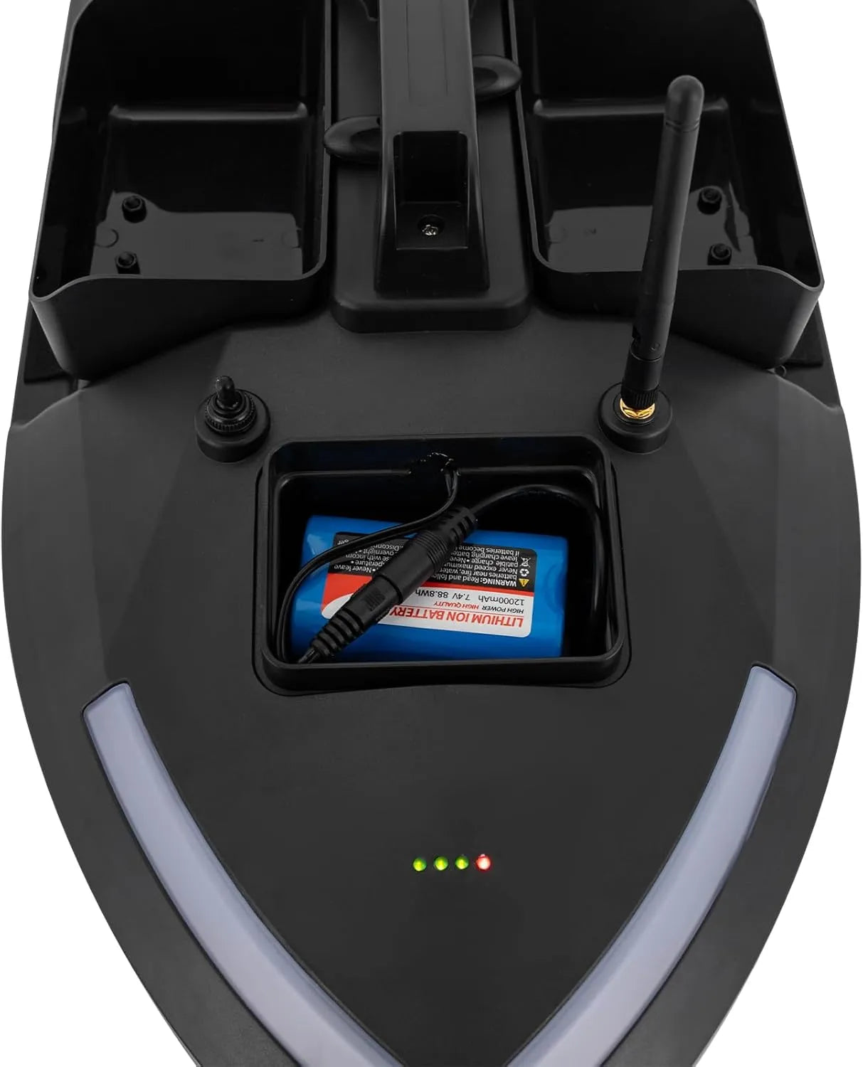 RC Bait Boat for Fishing – 500M Cruise, Auto Return & 4.4lbs Load Capacity