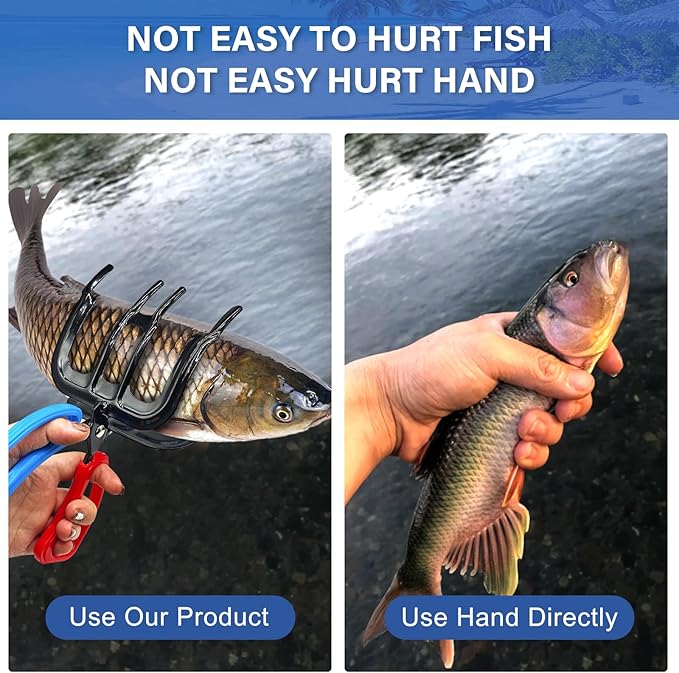 A Fishing Pliers Gripper Metal Fish Control