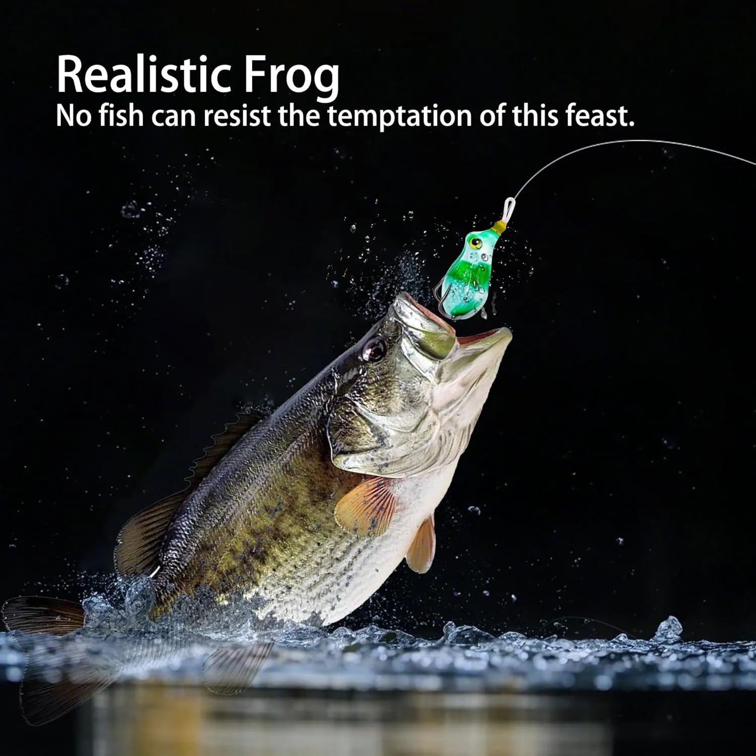 5Pcs Topwater Frog Lures Set – Weedless Soft Bait for Bass