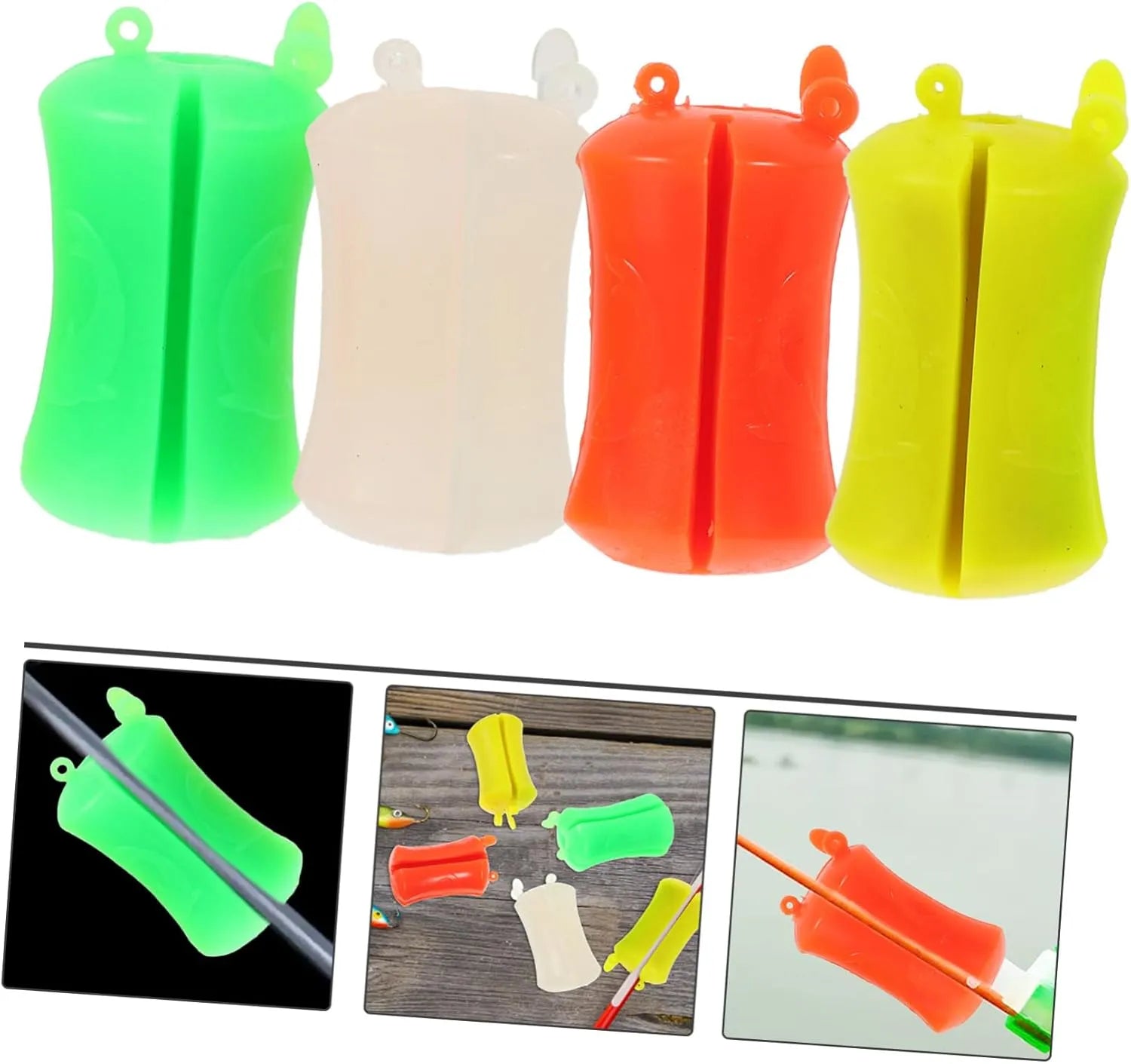 Fishing Rod Tie Straps Kit – Portable Angler Rod Strap with Fixed Ball