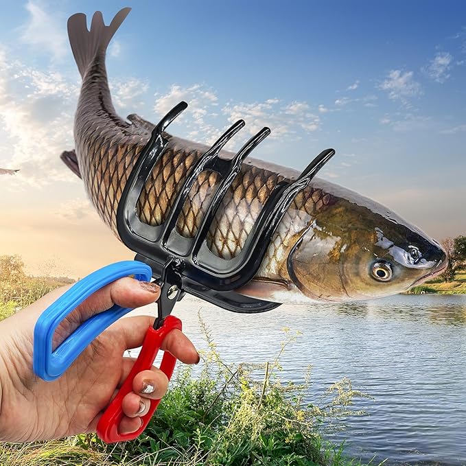 A Fishing Pliers Gripper Metal Fish Control