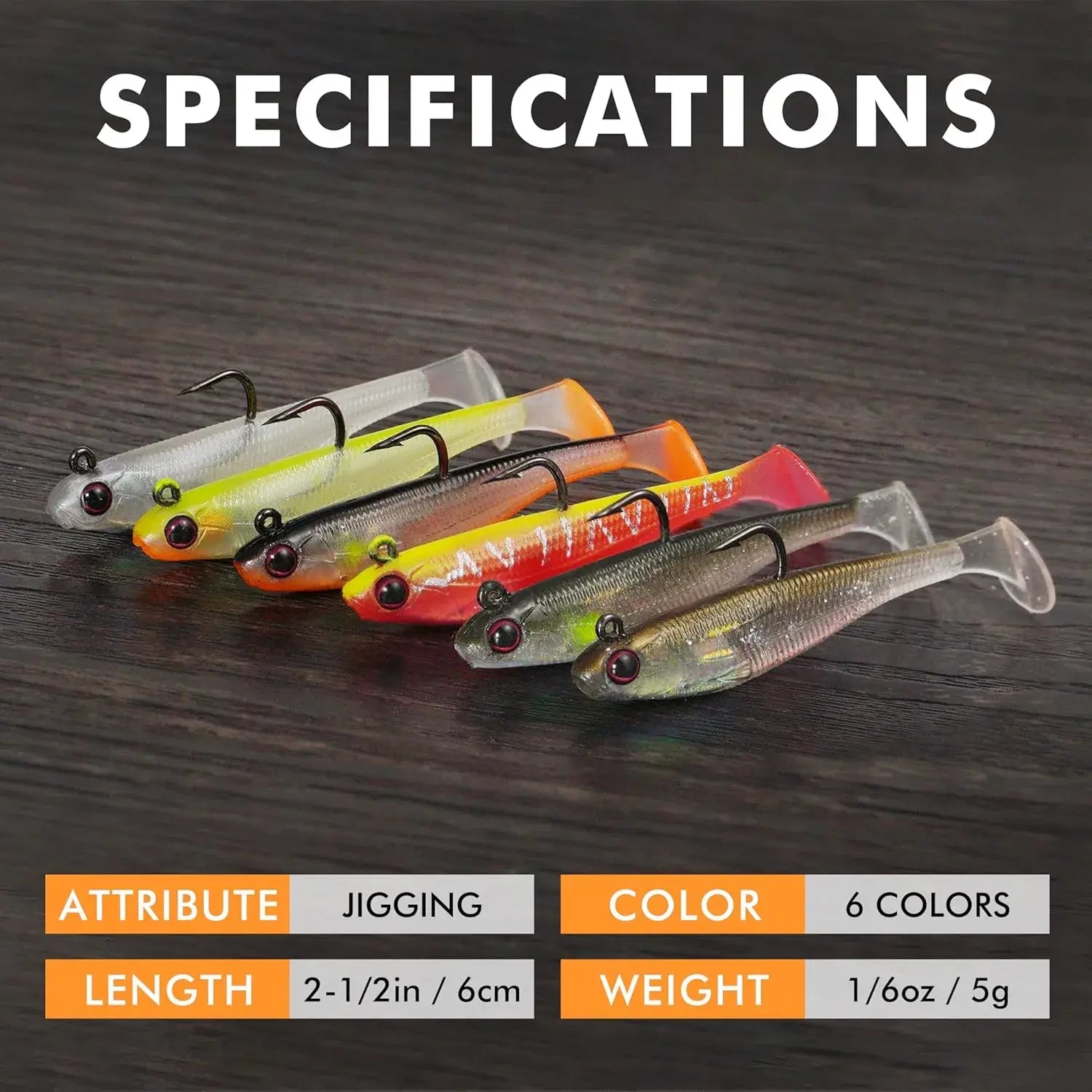 Pre-Rigged Soft Lures – Vibrating Action for Bass & Trout