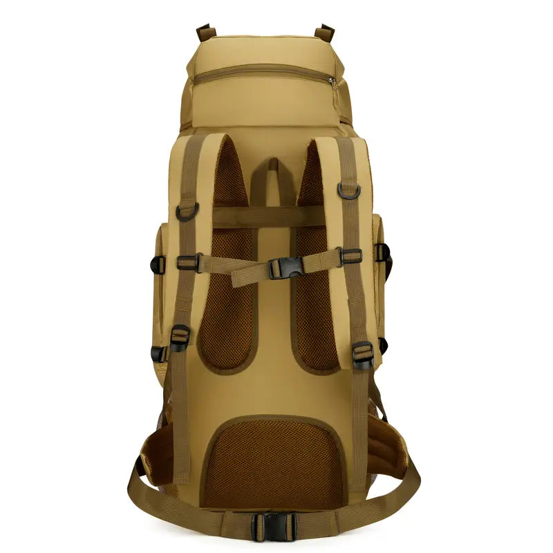 100L Lightweight Hiking Backpack – Outdoor Travel Bag with Multiple Pockets for Men & Women - Echo Leaf