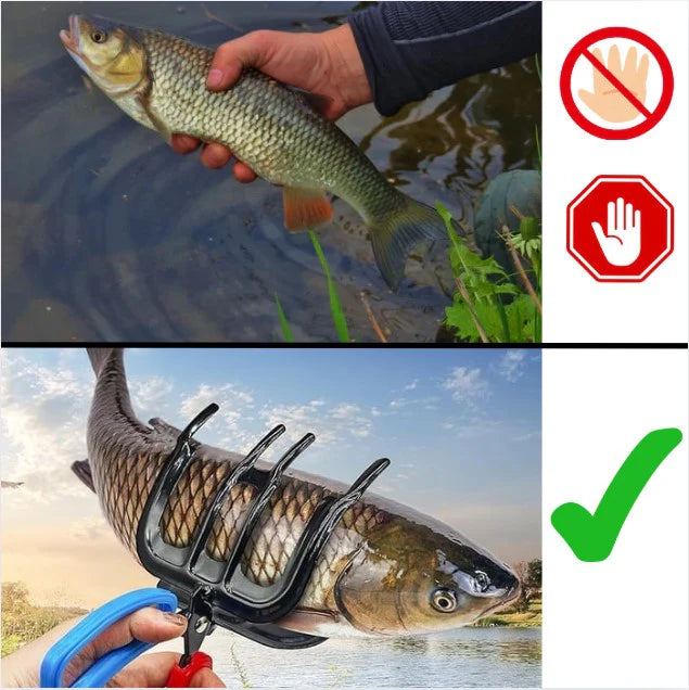 A Fishing Pliers Gripper Metal Fish Control