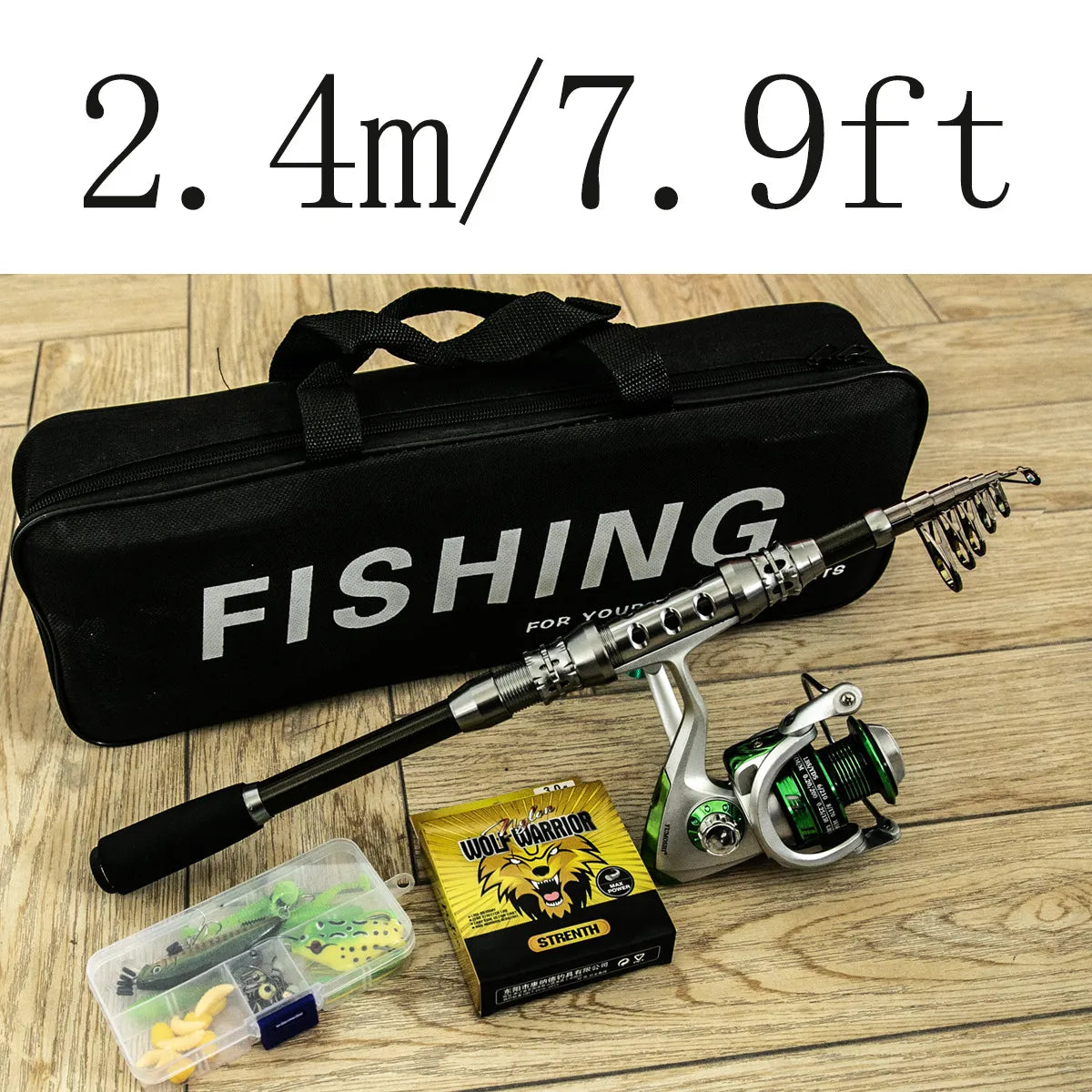 Lure Rod & Spinning Reel Set – Long-Distance Sea Fishing Combo – Durable, High-Performance Gear for Anglers - Echo Leaf
