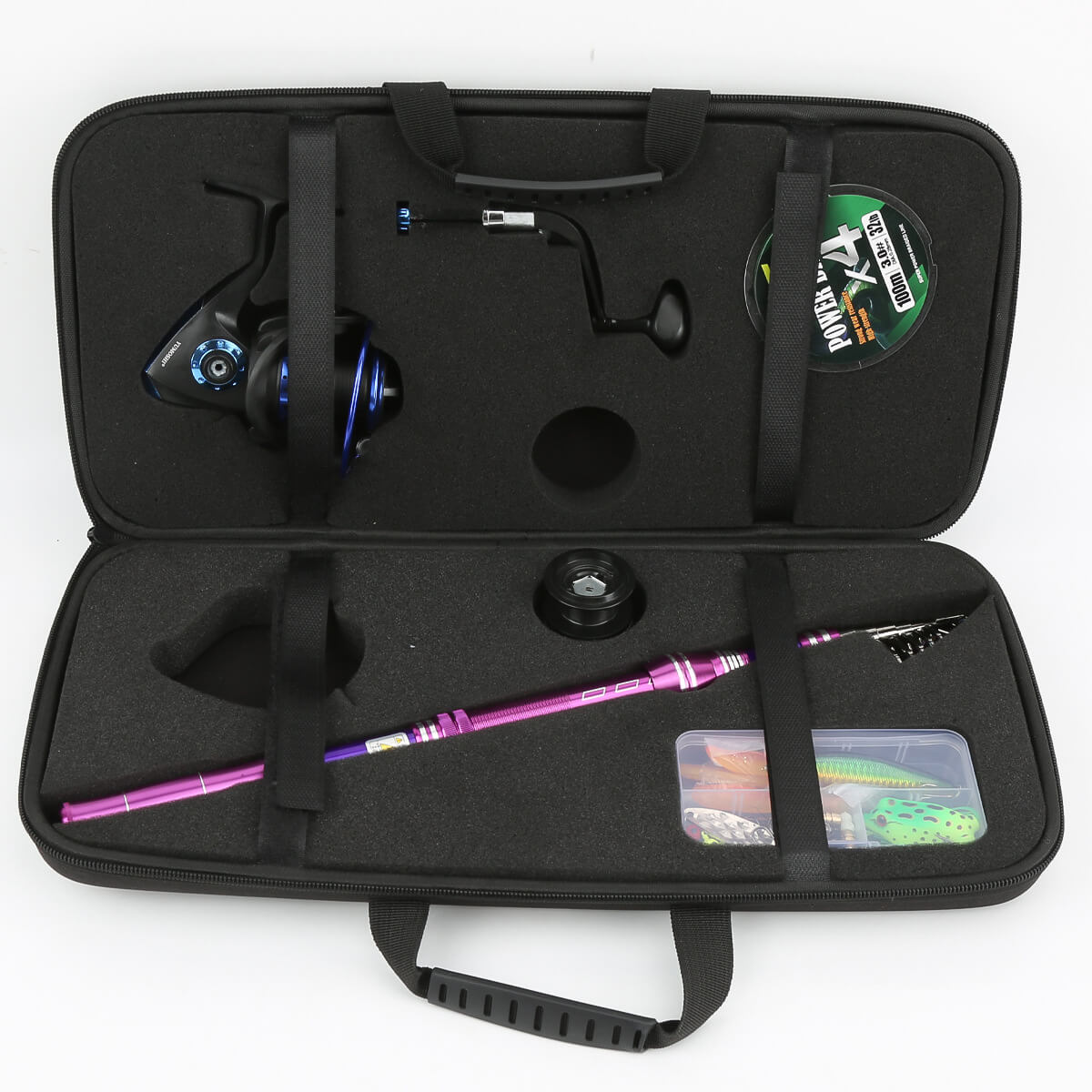 Carbon Retractable Sea Fishing Rod Set - Lightweight, Durable, Long-Distance Casting - Echo Leaf