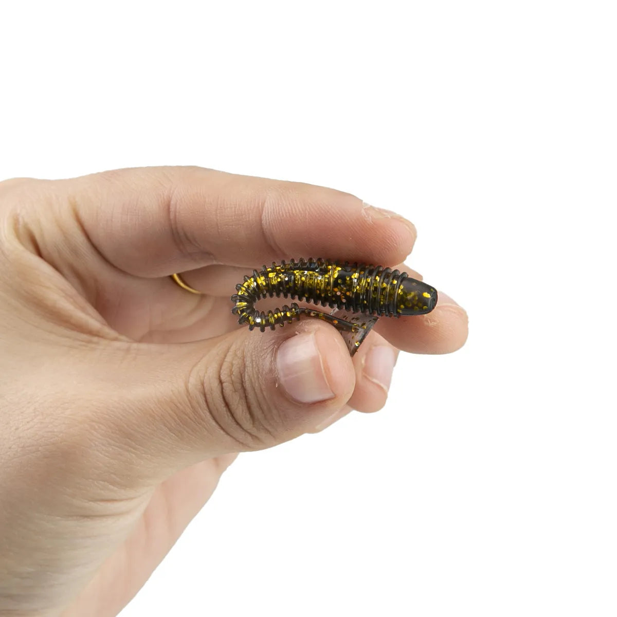 Bionic Spiral T-Tail Soft Bait 5.5cm – Perch & Croaker Lure