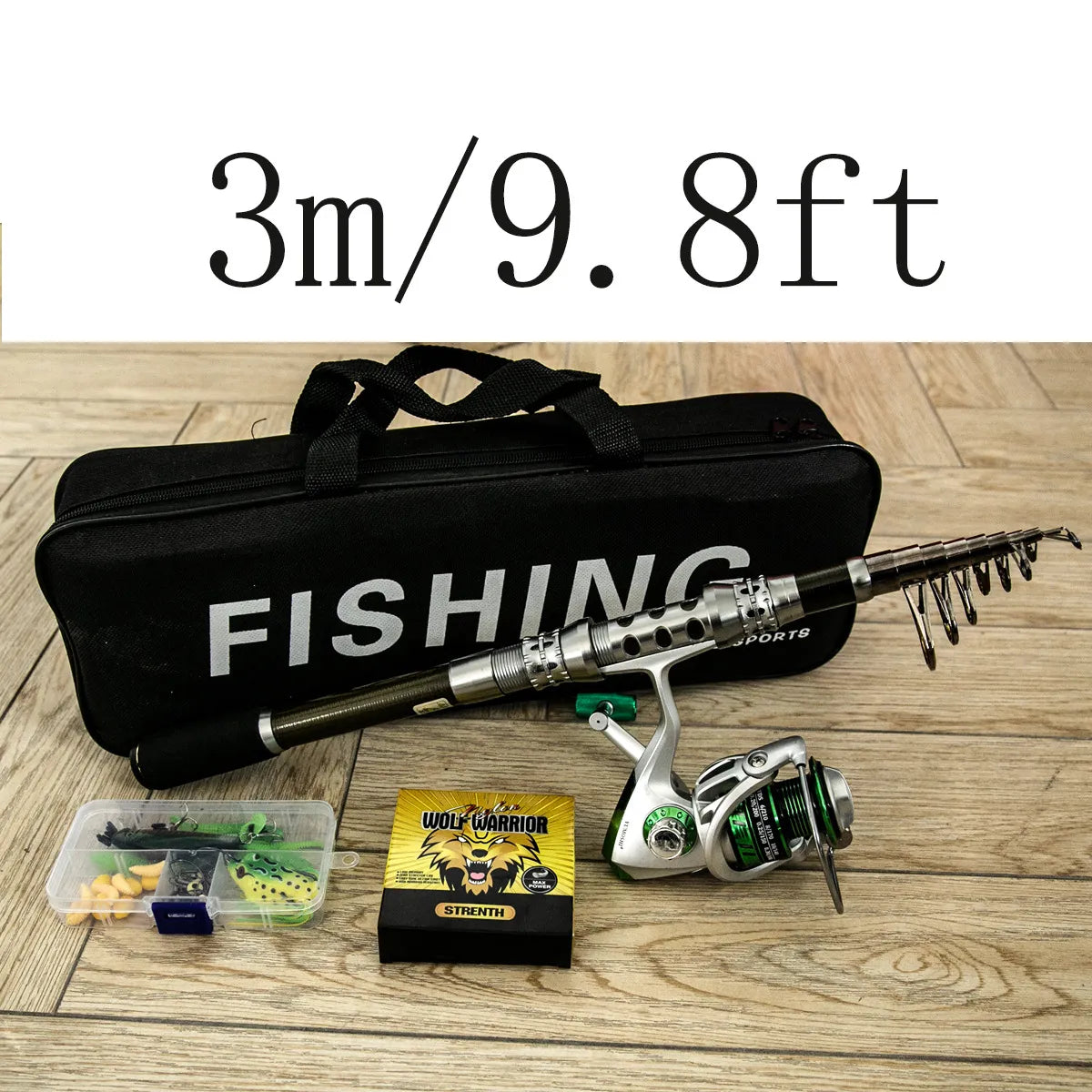 Lure Rod & Spinning Reel Set – Long-Distance Sea Fishing Combo – Durable, High-Performance Gear for Anglers - Echo Leaf