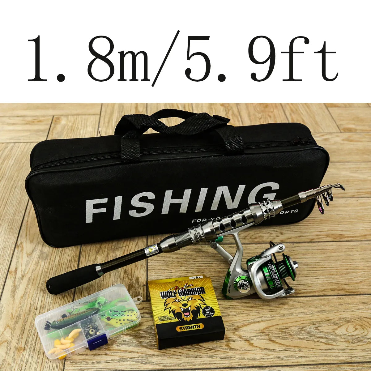 Lure Rod & Spinning Reel Set – Long-Distance Sea Fishing Combo – Durable, High-Performance Gear for Anglers - Echo Leaf