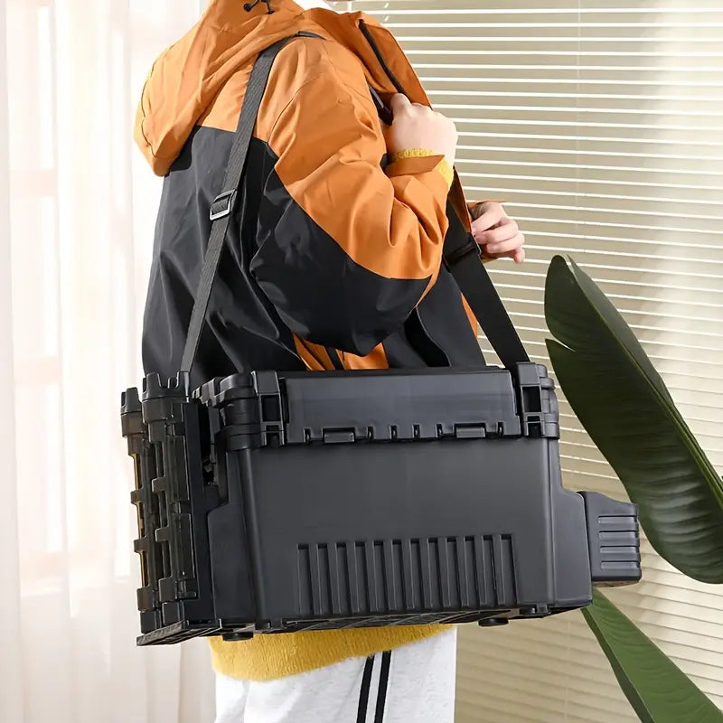 Large Capacity Tackle Box – Portable Fishing Tool Organizer
