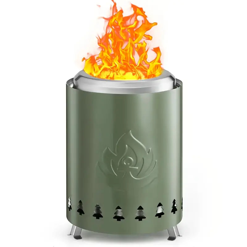 Portable Tabletop Fire Pit – Mini Outdoor Stove for Patio & Camping - Echo Leaf