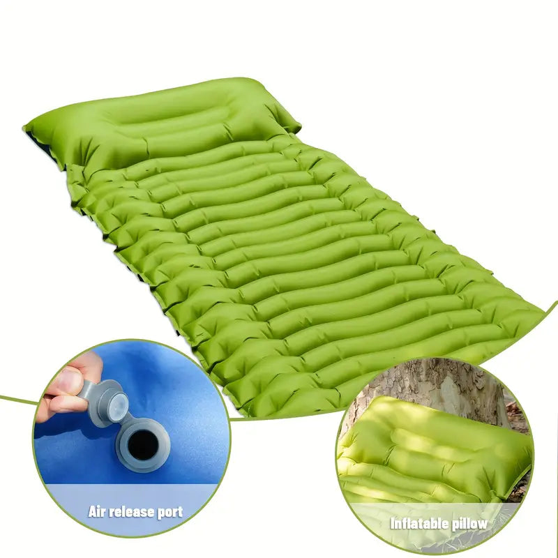 Self-Inflating Camping Pad – Ultralight & Compact Travel Mattress for Camping & Backpacking - Echo Leaf