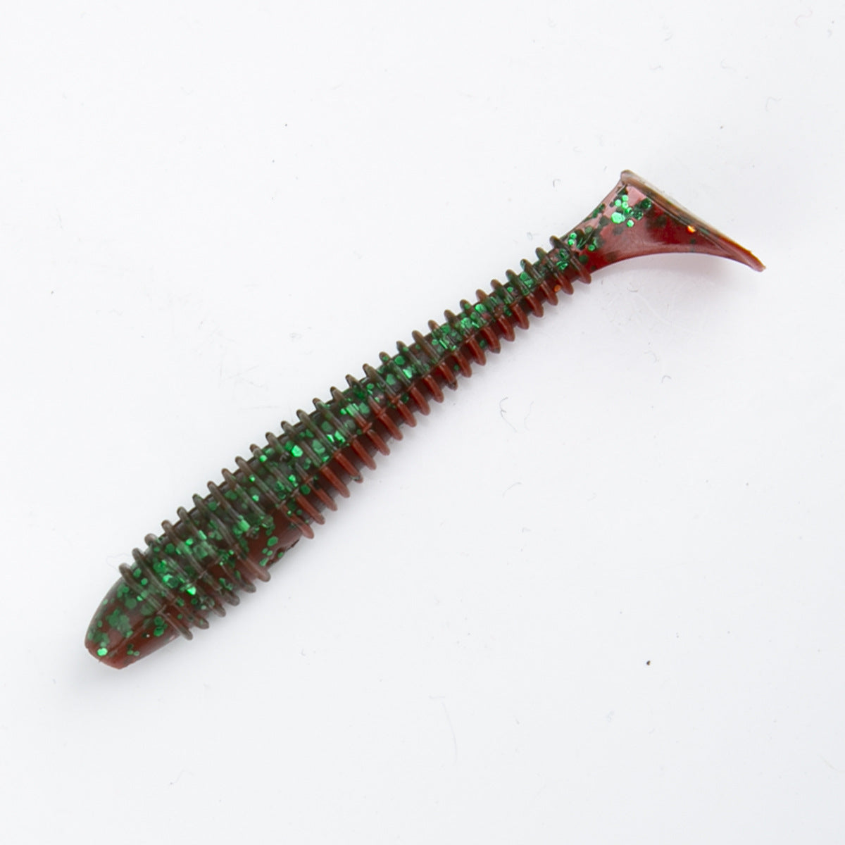 5.5cm bionic spiral T-tail soft bait for perch and croaker fishing