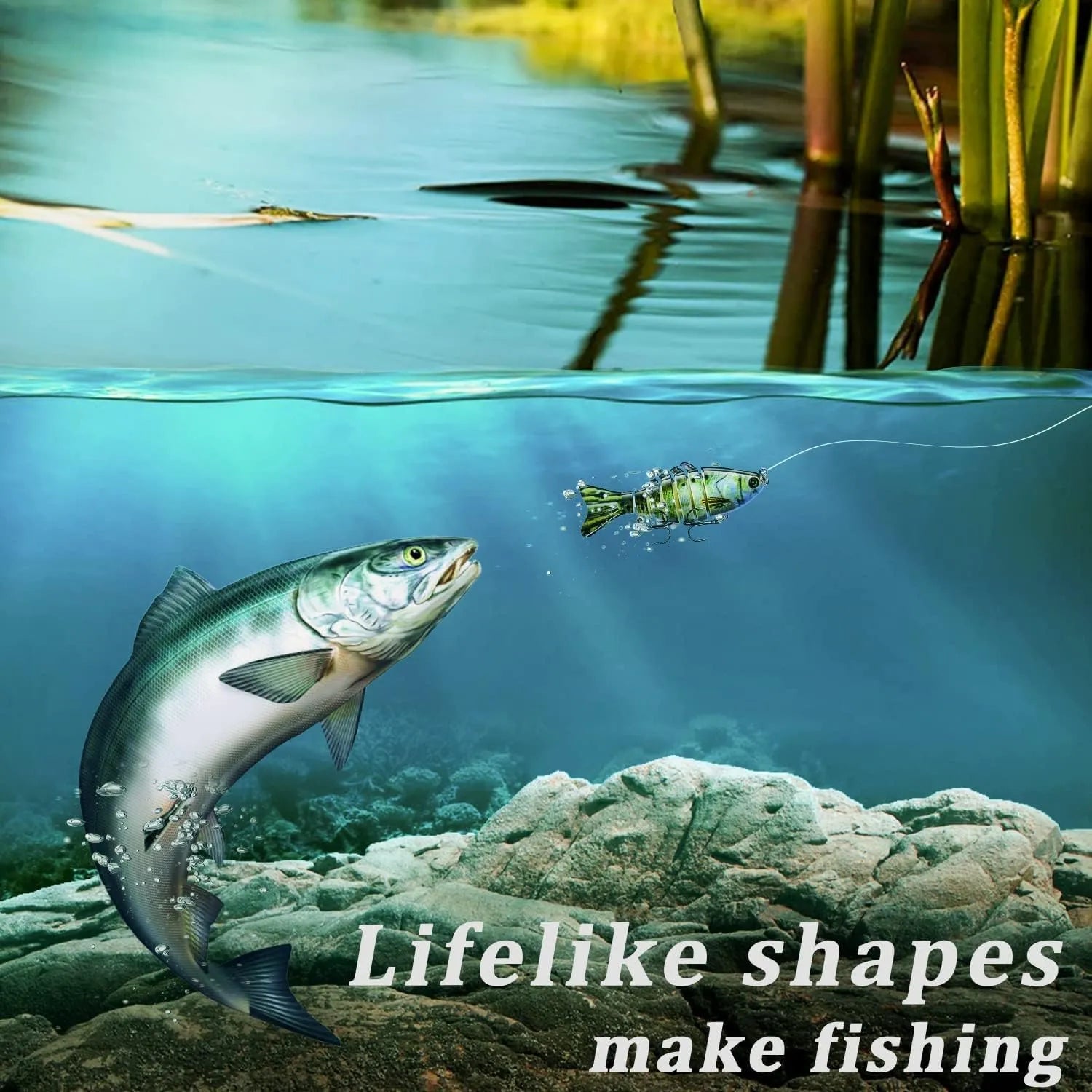 Bionic Swimming Lure - Suitable for all kinds of fishing waters - Echo Leaf