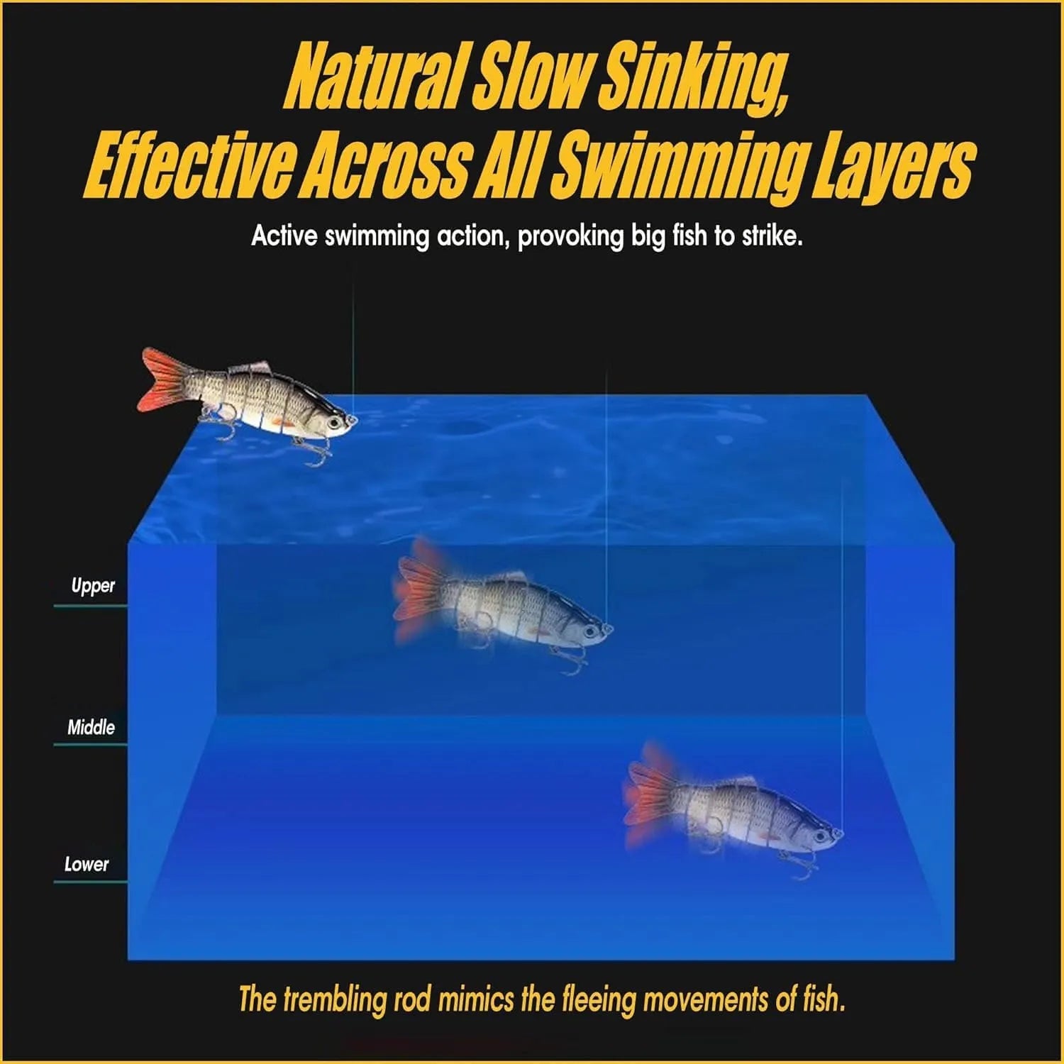 Bionic Swimming Lure - Suitable for all kinds of fishing waters - Echo Leaf