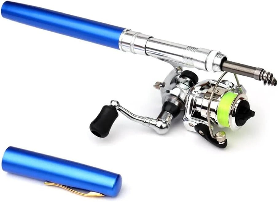 Compact Pen - Style Fishing Rod and Reel Combo - Echo Leaf