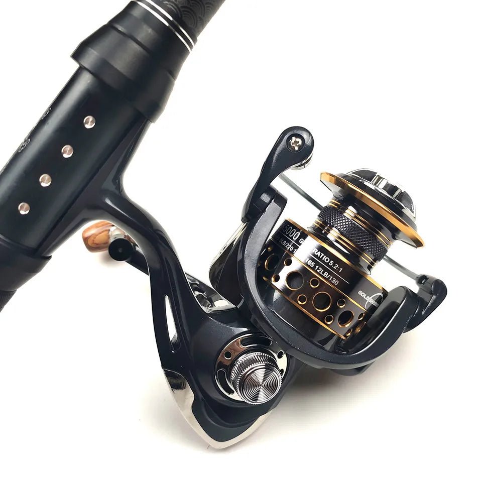 Compact Telescopic Lure Rod Set – Carbon Fiber Sea Fishing Combo – Lightweight, Durable, Portable Gear - Echo Leaf