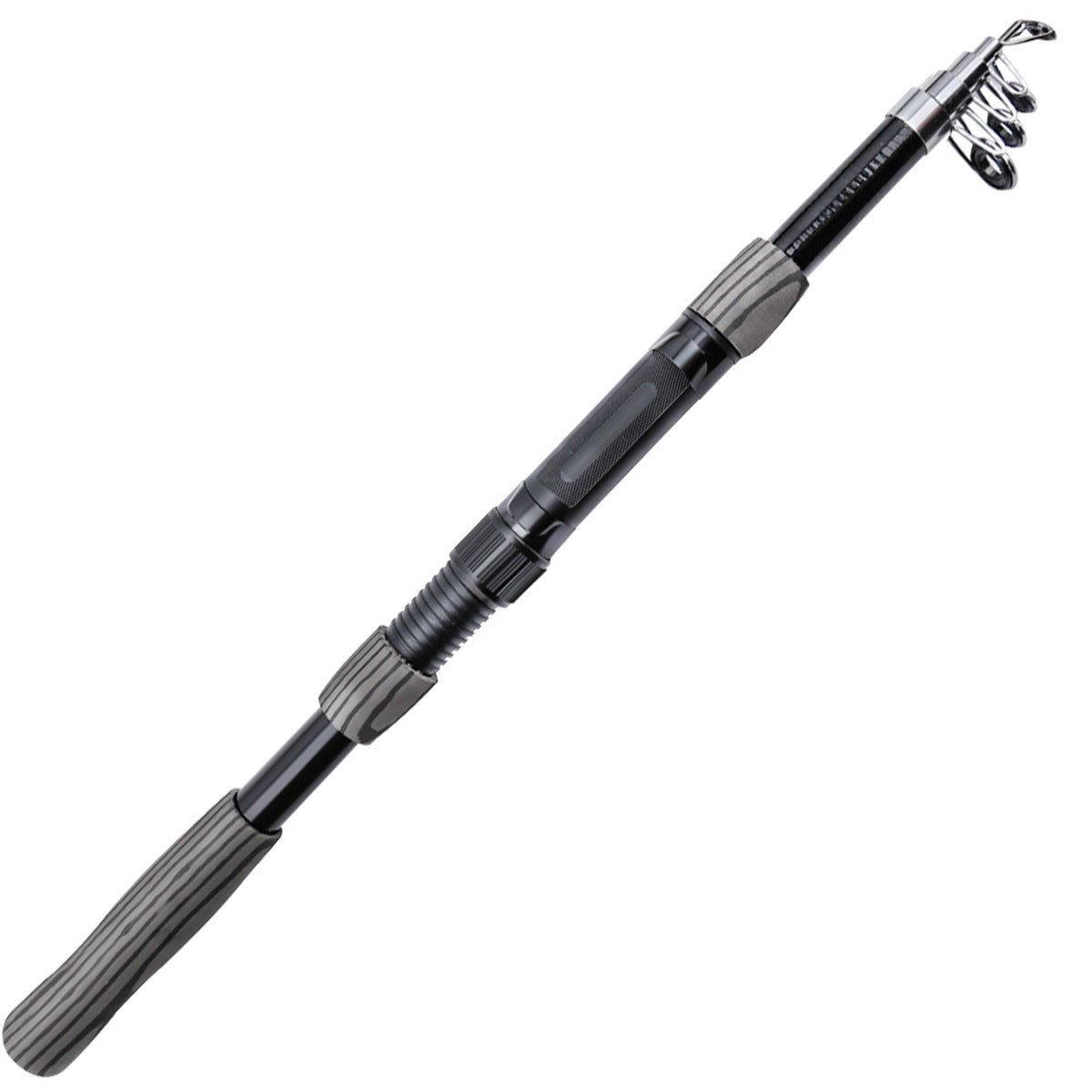 Fiberglass lure rod set for long-cast fishing