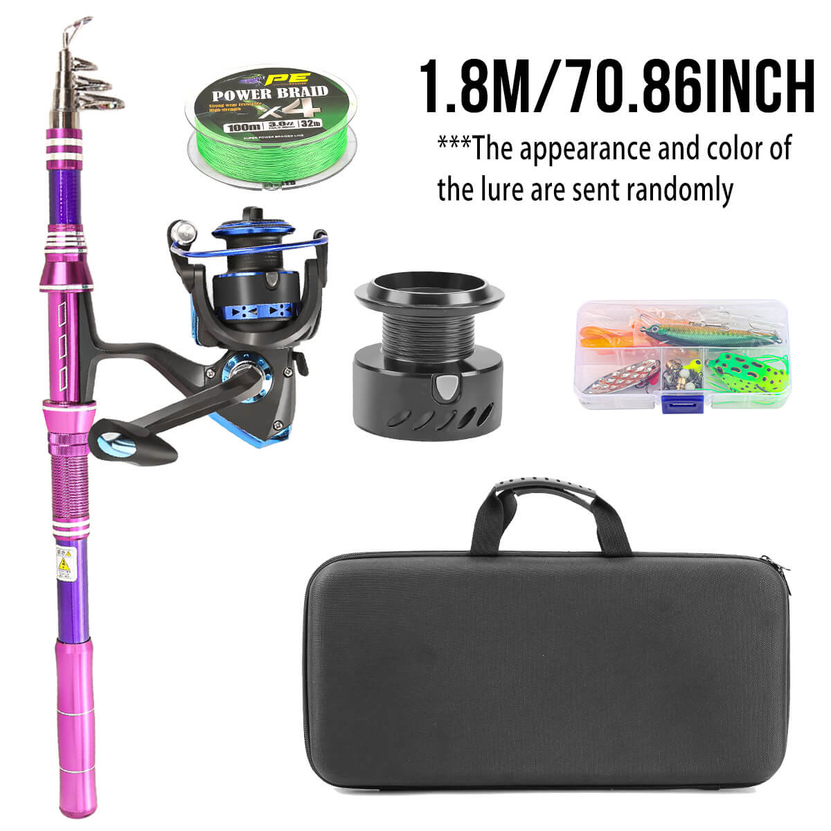 Carbon Retractable Sea Fishing Rod Set - Lightweight, Durable, Long-Distance Casting - Echo Leaf