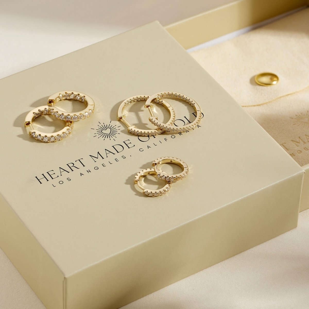 Triple Hoop Set - Echo Leaf