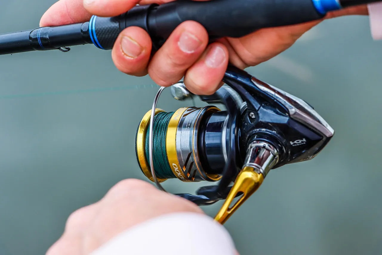 Side-by-side comparison of spinning and baitcasting fishing reels