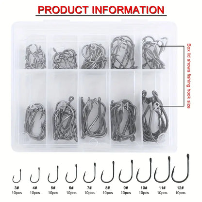 491pcs Fishing Lure Kit with Tackle Box – Soft Baits, Jigs & Hooks