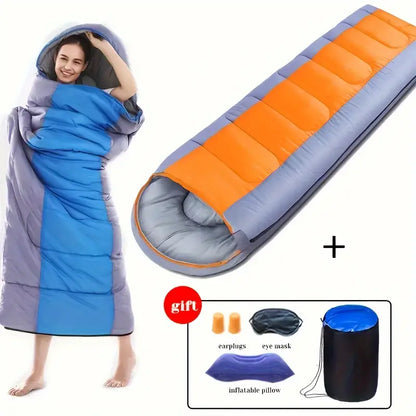 Winter Sleeping Bag with Hood – Camping Essential