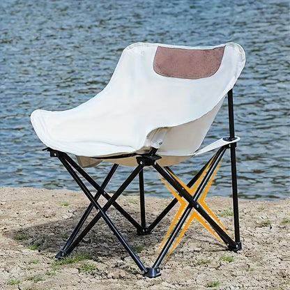 2pcs Folding Moon Chairs – Lightweight Portable Outdoor Chairs