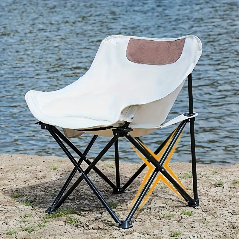 2pcs Folding Moon Chairs – Lightweight Portable Outdoor Chairs