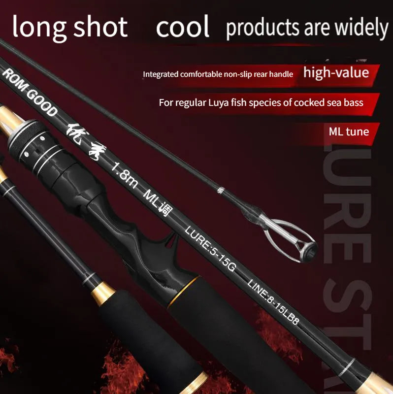Straight Handle Sea Rod – Carbon Casting