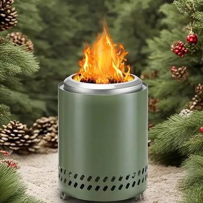 Portable Tabletop Fire Pit – Mini Outdoor Stove for Patio & Camping - Echo Leaf