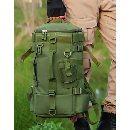 Waterproof Fishing Backpack with Rod Holder & Gear Storage