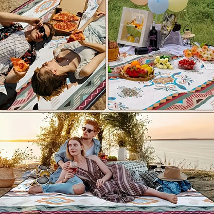 Portable Picnic Blanket – Lightweight Foldable Outdoor Beach & Camping Mat