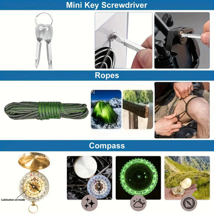 Survival Gear Set – Portable Outdoor Adventure Kit for Camping & Hiking