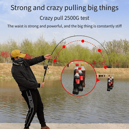 Straight Handle Sea Rod – Carbon Casting