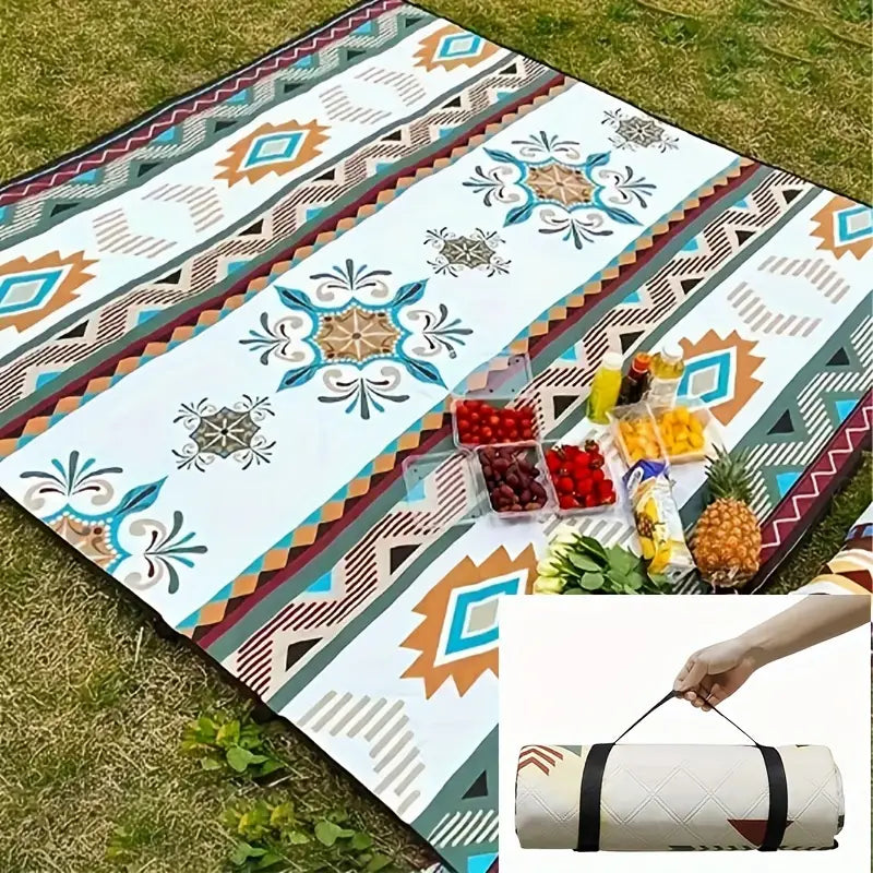 Portable Picnic Blanket – Lightweight Foldable Outdoor Beach & Camping Mat