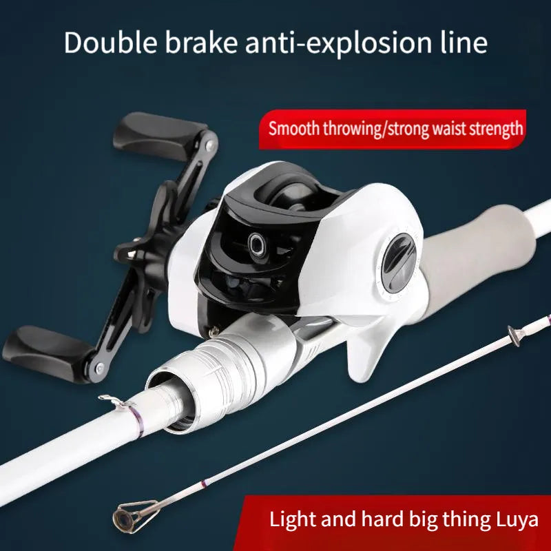 White intermediate lure rod set