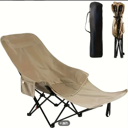 Adjustable Moon Chair – Portable Outdoor Recliner with Lumbar Support