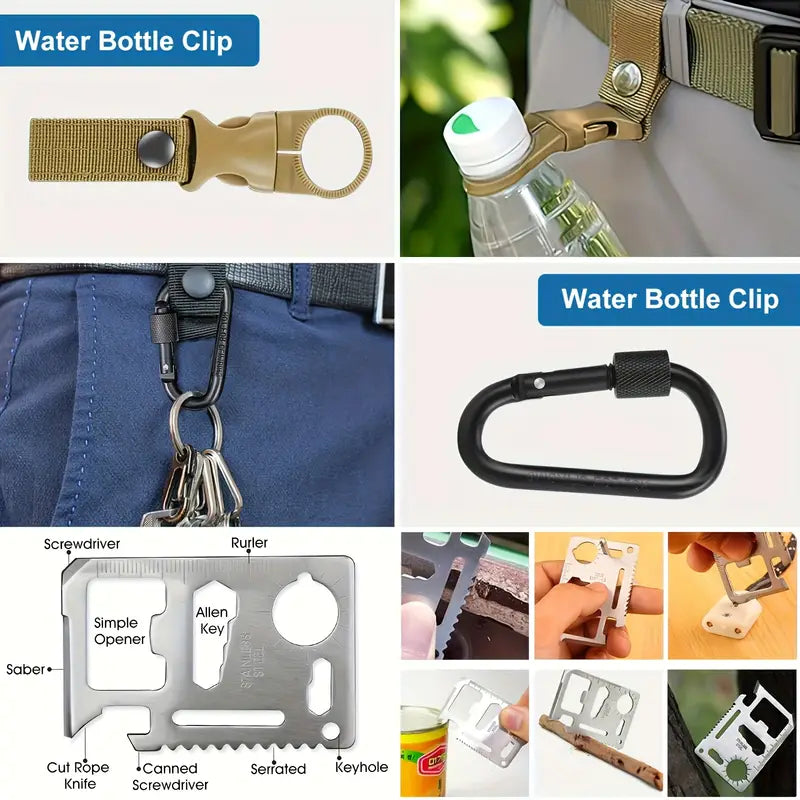 Survival Gear Set – Portable Outdoor Adventure Kit for Camping & Hiking