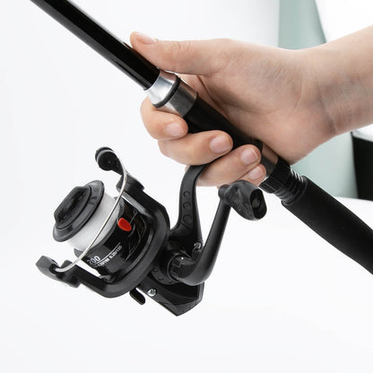 5ft Telescopic Fishing Rod & Lure Set – Long Casting Carbon Pole for Sea & Perch Fishing - Echo Leaf