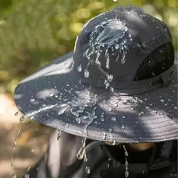 Stay Cool Fishing Hat with Solar Fan – Lightweight & Breezy